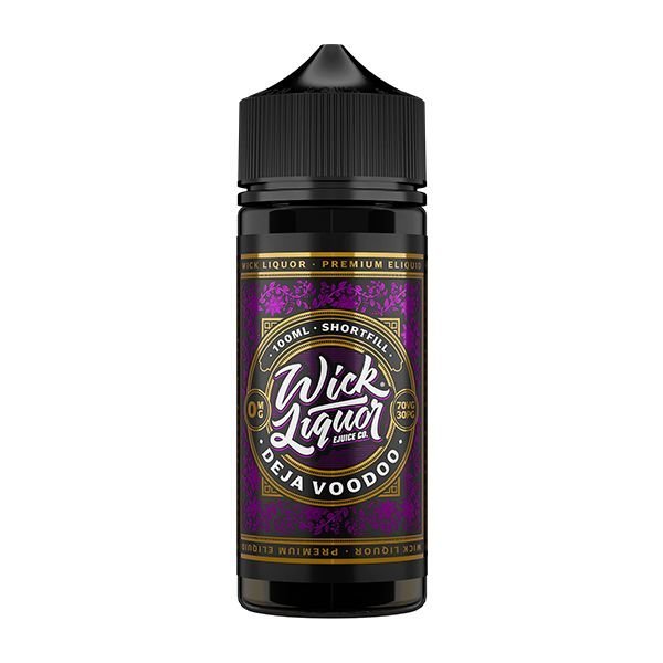 Wick Liquor – 100ml HVG Shortfill - Deja Voodoo