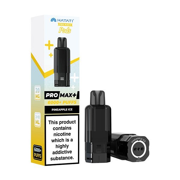 Hayati Pro Max Plus 6000 Prefilled Replacement Pods 10%mg - Image 15