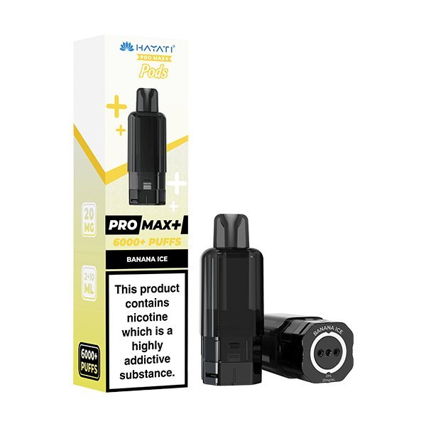 Hayati Pro Max Plus 6000 Prefilled Replacement Pods 10%mg - Image 4