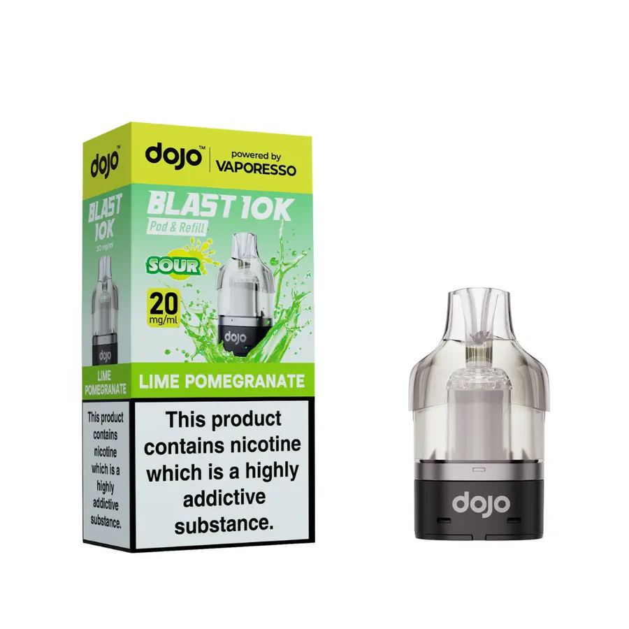 vaporesso-dojo-blast-10K-lime-pomegranate-prefilled-pods