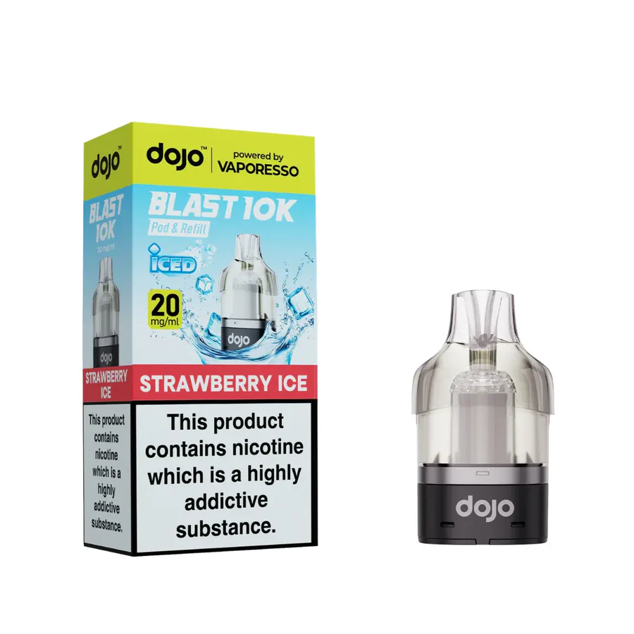 vaporesso-dojo-blast-10K-strawberry-ice-prefilled-pods